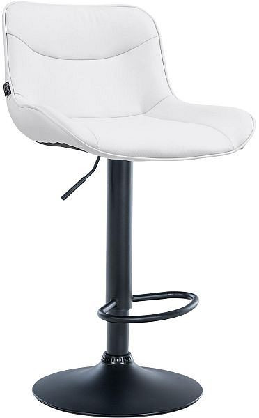CLP Barhocker Vonore Kunstleder schwarz, weiß, 323575