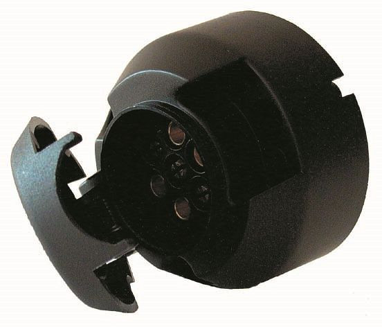 Kunzer Kunststoff Steckdose 7-polig mit Abschaltkontakt, VE: 10 Stück, D 72 AK