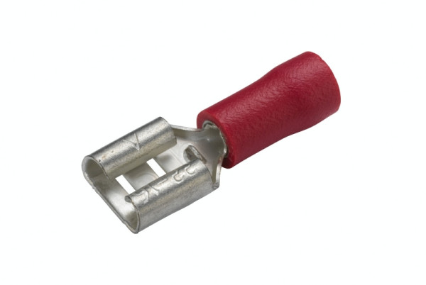 HELLA Leitungsverbinder, rot, von: 0.5mm², bis: 1.0mm², Flachsteckhülse, 6,3 x 0,8, Set, 8KW 044 036-812