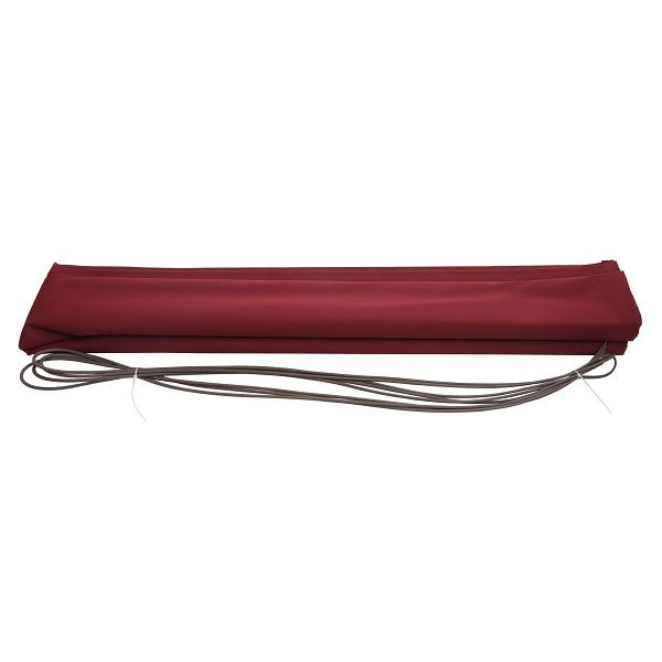 Mendler Ersatz-Bezug für Markise HWC-H27, Vollkassette Ersatzbezug Sonnenschutz 6x3m, Acryl bordeaux-rot, 76565
