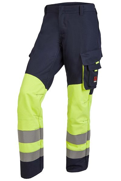 ROFA Bundhose 4592505, Größe 114, Farbe 387-schwarzmarine-leuchtgelb, 4592505-387-114