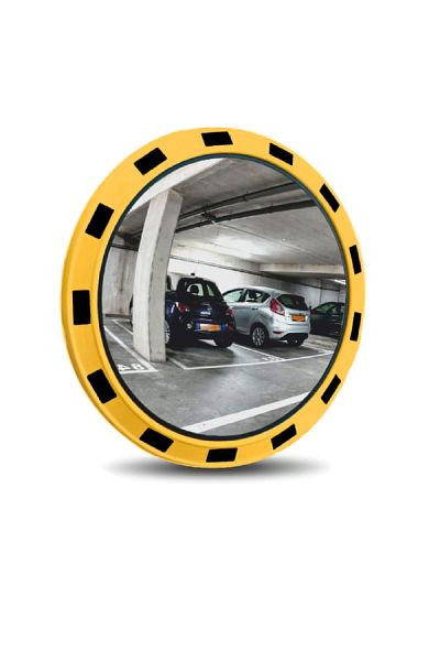 Ri-Traffic Industriespiegel Rund, Durchmesser 80 cm, Gelb / Schwarz, 90-9035-050