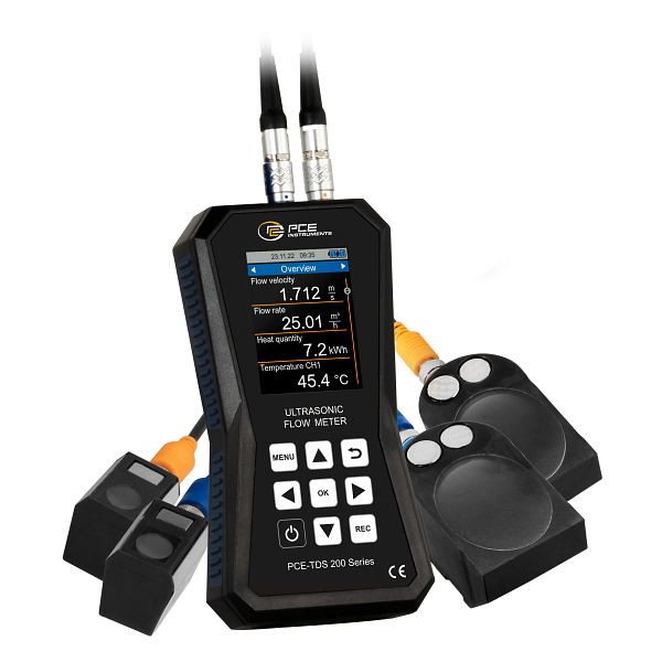 PCE Instruments Ultraschall-Durchflussmessgerät, PCE-TDS 200 S und L Sensoren, PCE-TDS 200 SL