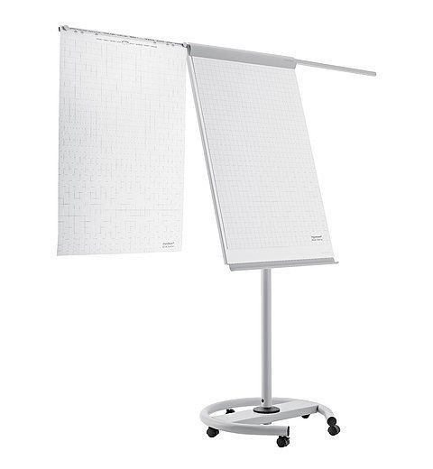 Magnetoplan Flipchart "de Luxe", mobil, 12270F13