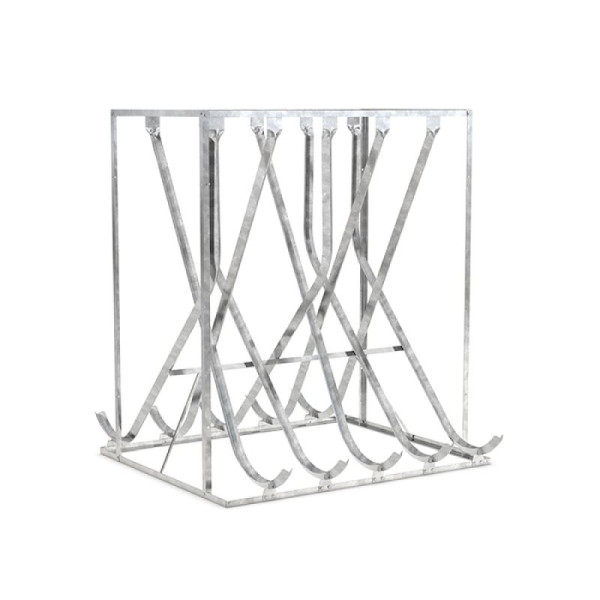 Stein HGS Fahrradparker/Schräghochparker -Florenz-, zweiseitig, 10 Einstellplätze, 1750mm, 40266