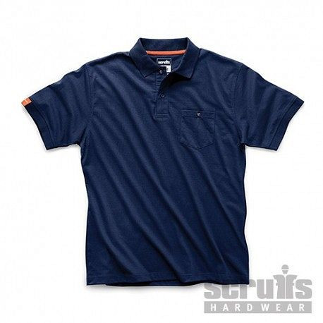 Scruffs Polohemd „Eco Worker“, marineblau, Größe S, T55466