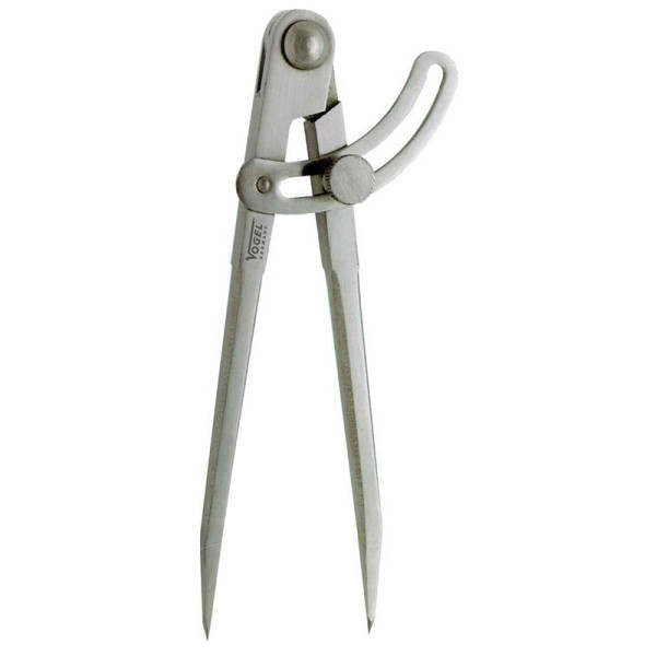 Vogel Germany Zirkel DIN 6486, mit Stellbogen, 150 mm, 302412