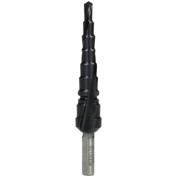 HiKOKI Stufenbohrer HSS TiAIN 4 - 12 mm, Spiralnut, 780101