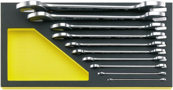 STAHLWILLE Doppelmaulschlüssel in TCS Nr.TCS10/10,6X7-30X32 MM MF 1/3-Teilung 10-teilig, 96830353
