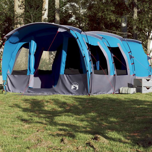 vidaXL Tunnel-Familienzelt 8 Personen Blau Wasserdicht, 94750