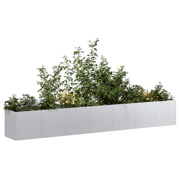 vidaXL Pflanzkübel 280x40x40 cm Verzinkter Stahl, 860694