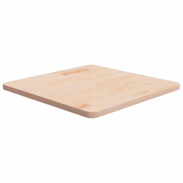 vidaXL Tischplatte Quadratisch 60x60x2,5 cm Eichenholz Unbehandelt, 342930