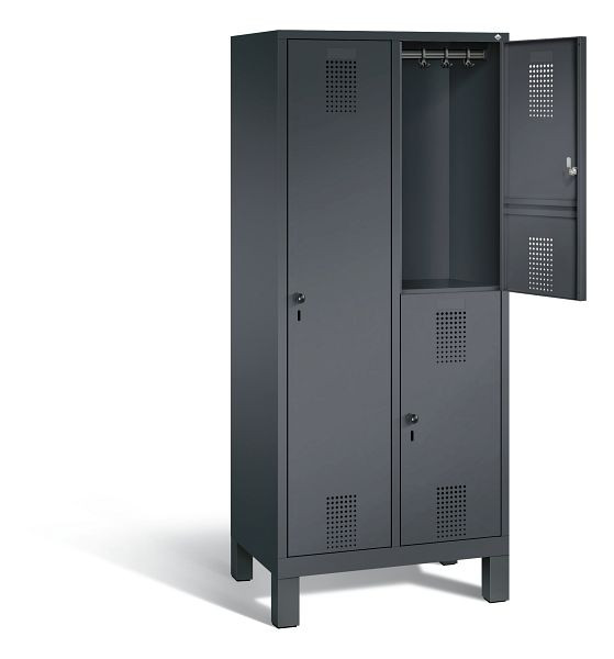 C+P Kombi-Spind Evolo, H1850xB810xT500mm, Farbe: Schwarzgrau, 48610-22 S10019