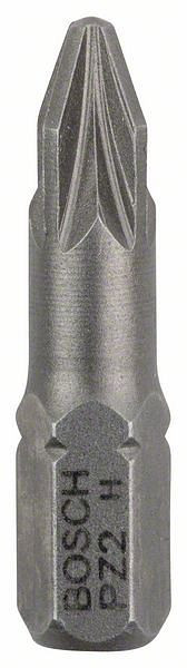 Bosch Schrauberbit Extra-Hart PZ 2, 25 mm, 3er-Pack, VE: 5 Stück, 2607001558