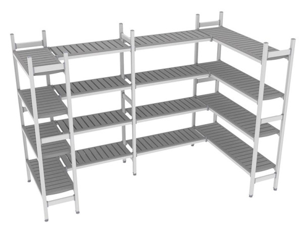 NordCap Regalsystem Z 290-170 / 294-174, 850 / 850 / 1000 / 1375 x 375 x 1850 mm, 528901068