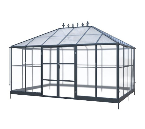 Westmann Gewächshaus Suprema XL Schwarz, 284x421x262cm, ISPBL-N2B