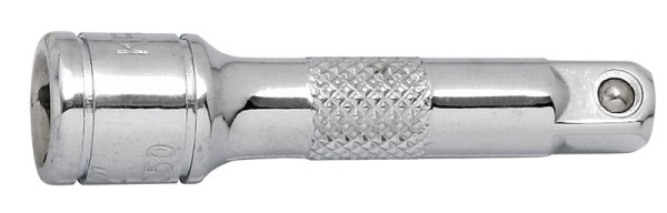 Kraftwerk 3/8" Verlängerung 75 mm, Chrom-Vanadium, Verchromt und poliert, DIN 3124 / ISO 2725-1, 207075