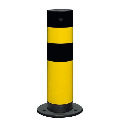 DENIOS Rammschutzpoller Flex, Außenaufstellung, H 655 mm, feuerverzinkt + kunststoffbeschichtet, 207449
