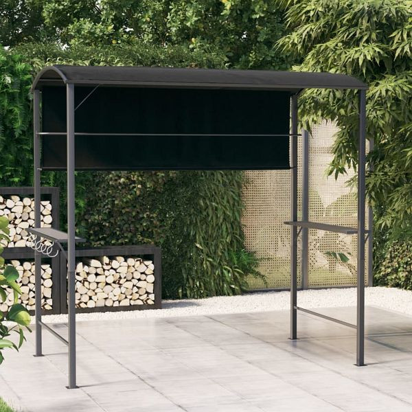 vidaXL Pavillon mit Dach 220x110x200 cm Anthrazit, 318533