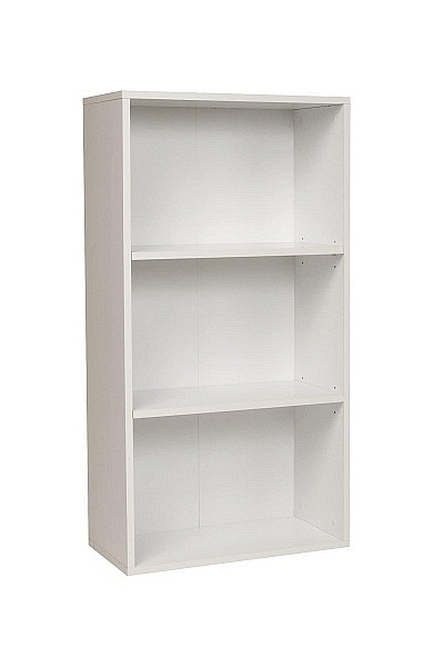 Mades Breites Bücherregal mit 3 Fächern, weiß, 60x31x115 cm, 152.FRN.53.11.504.01