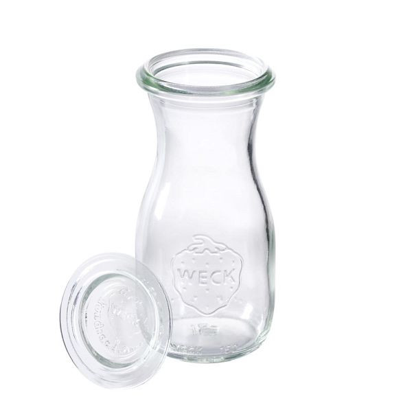 APS 6er Set Weck-Flaschen mit Deckel, Ø 5,5 cm, H: 11,5 cm, 150 ml, 82305
