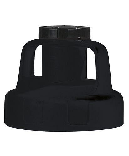 DENIOS Funktionsdeckel für Flüssigkeitsbehälter, für Pumpe, schwarz, 137449