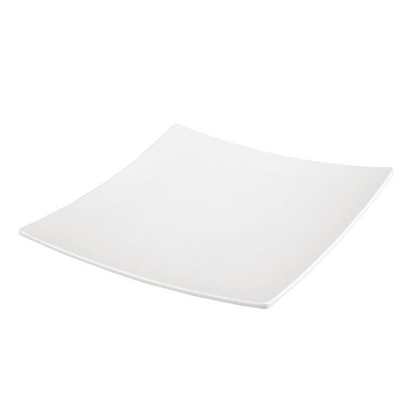 Olympia Kristallon quadratisches Tablett weiß 31cm, DP140