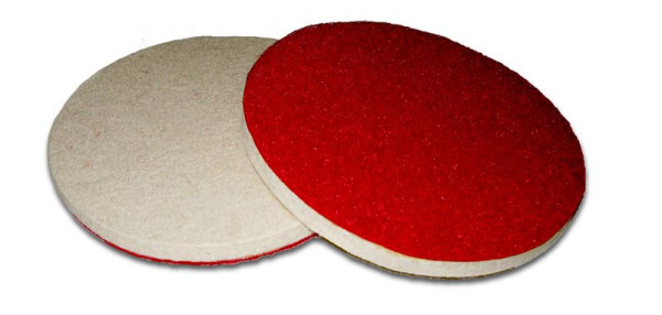 VaGo-Tools 1x Polierscheibe mit Klettrücken Ø 125 mm Polierdisc Filzscheibe, B-125x1_vx