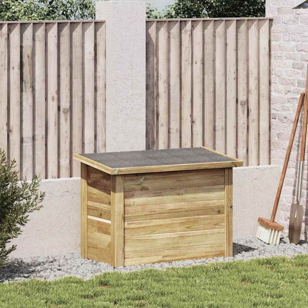 vidaXL Aufbewahrungsbox mit Speicher Braun 80 x 44,5 x 57,5 cm, 42013042