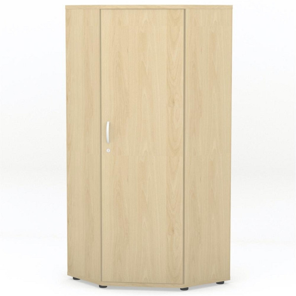 Deskin Eckschrank MULTI M pro, Dekor: Buchedekor, BxHxT: 800 x 1860 x 800 mm, 258447