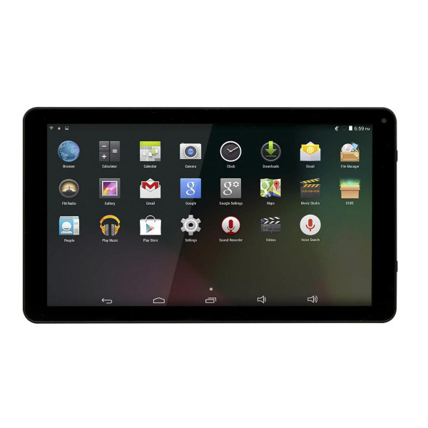 Denver Android Tablet Wi-Fi, 10,1 Zoll, 16 GB, TAQ-10283, schwarz, TAQ-10283