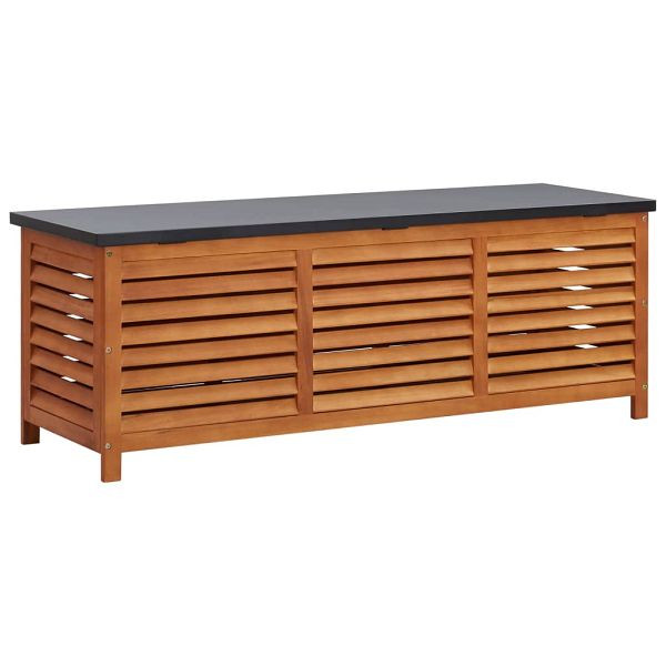 vidaXL Gartenbox 150x50x55 cm Eukalyptus Massivholz, 47286