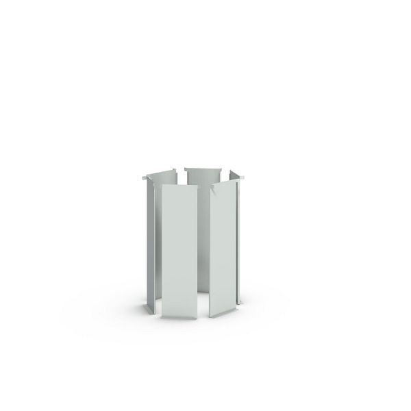 bott cubio 6-Eck Verkleidungsblech, BxTxH: 252,5x35x899mm, RAL 7035, Lichtgrau, VE: 6 Stück, 41010028.16V