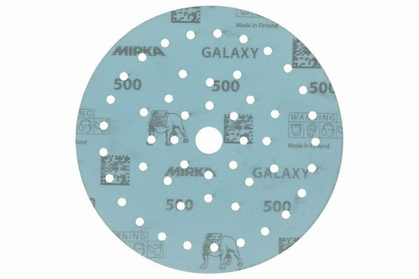 Mirka Schleifmittel GALAXY 150mm Grip Multifit, Körnung 500, VE: 50 Stück, FY6M105051