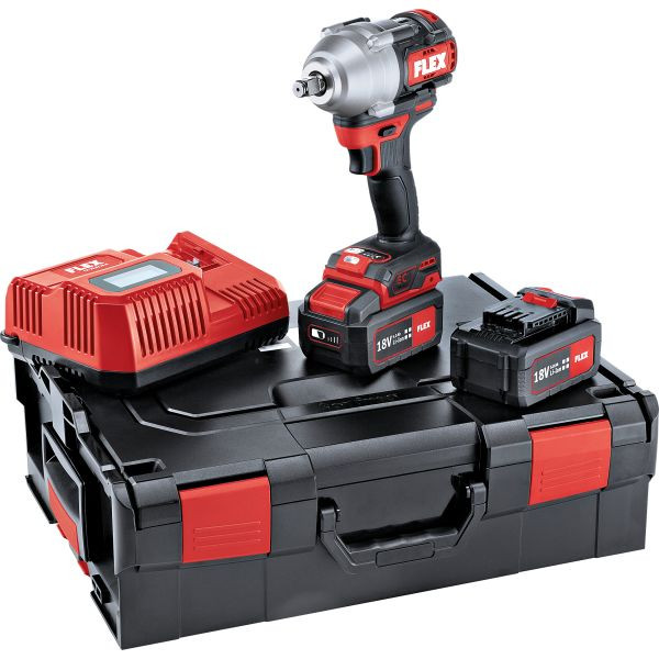 FLEX Akku-Schlagschrauber 18,0 V IW 1/2" 750 18.0-EC/5.0 Set, 530233