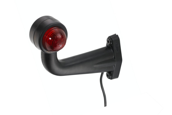 HELLA Umrissleuchte, Halogen, 24V, Anbau, Lichtscheibenfarbe: milchweiß/rot/weiß, links/seitlicher Anbau, 2XS 340 108-011