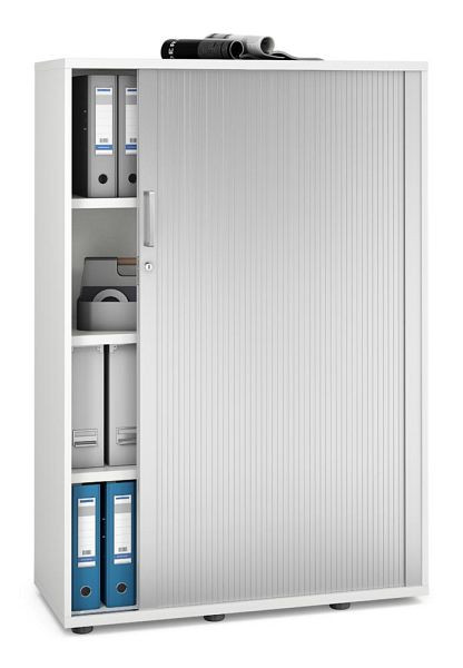 Deskin Rollladenschrank MULTI MODUL-PRO, Dekor weiß, B 1000 x H 1500 x T 420 mm, 352333