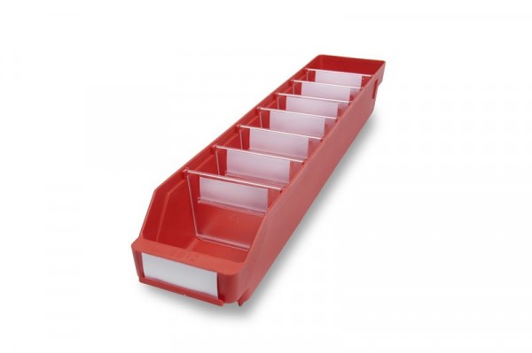 Stemo Lagerkasten 6012 rot, Abmessungen (LxBxH): 600x120x95mm, VE: 30 Stück, 520601