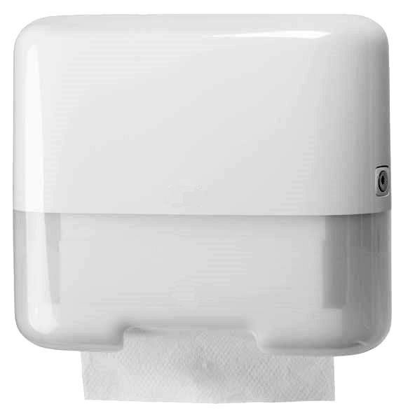 Busching Falthandtuchspender Classic-Box Mini, B298xH274xT133mm in weiß, 397