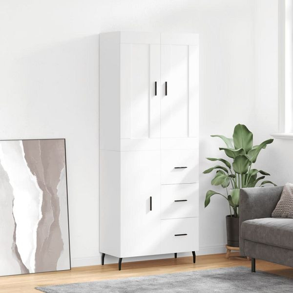 vidaXL Highboard Weiß 69,5x34x180 cm Holzwerkstoff, 3199825