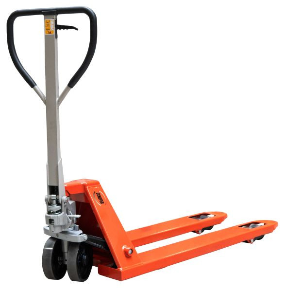 Schefer Gabelhubwagen 2500kg - 1150mm Premium mit Schnellhub, Lenkräder aus PU, 1101062PTPQ