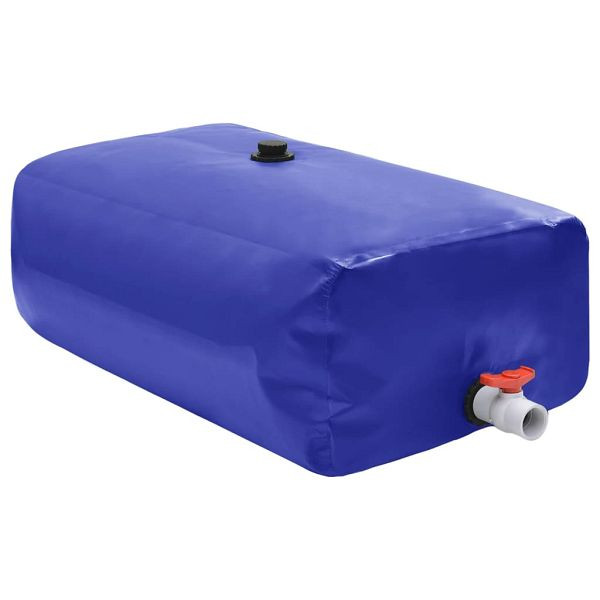 vidaXL Wassertank mit Wasserhahn Faltbar 1500 L PVC, 156331