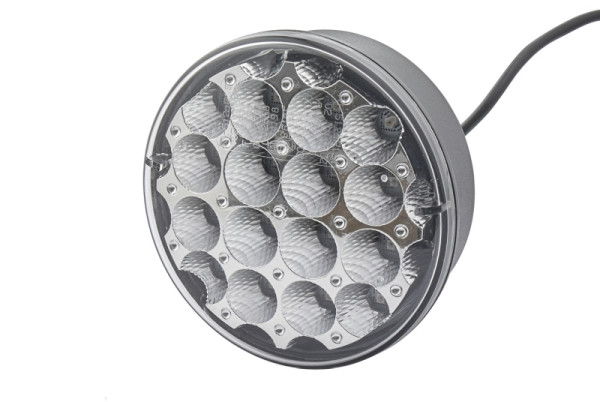 HELLA Nebelschlussleuchte, LED, 24/12V, Anbau, Lichtscheibenfarbe: glasklar, Kabel: 500mm, Stecker: offene Kabelenden, rechts/links, 2NE 344 200-061