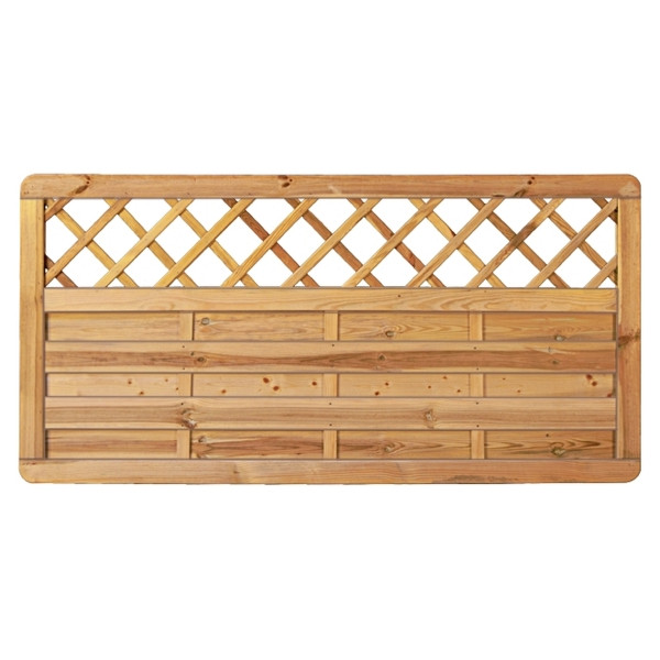 T&J Avantgarde-Serie Ranki, 180 x 90 cm, kdi-grün, Rahmen 45/68 mm, Lamellen glatt, 23924