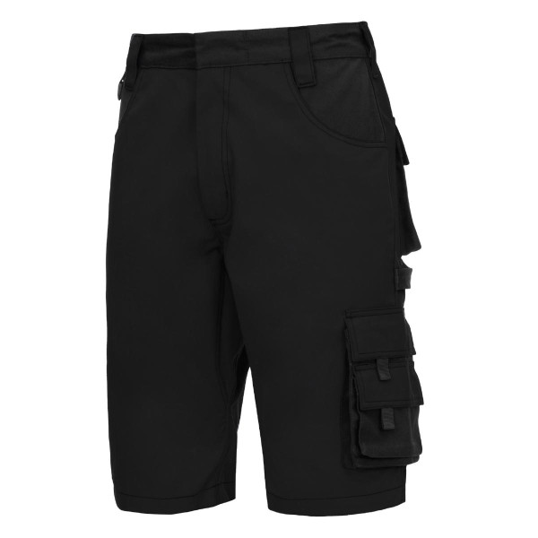 NITRAS MOTION TEX PLUS, Arbeitshose, kurz, schwarz (Farbcode: 1000), Größe: 54, VE: 10 Stück, 7600-54