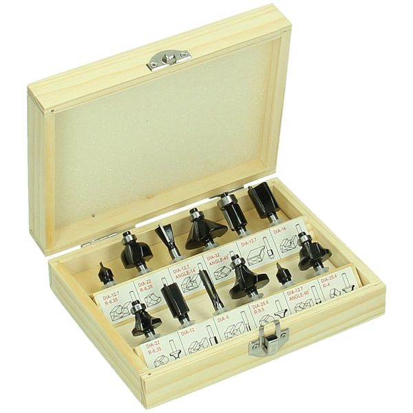HiKOKI Fräsersortiment-SP, 6 mm, 12-teilig, 711016