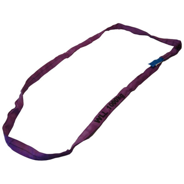 Stein HGS Rundschlinge mit Doppelmantel, 4 m / 2 m, Farbe: violett, 50001-24