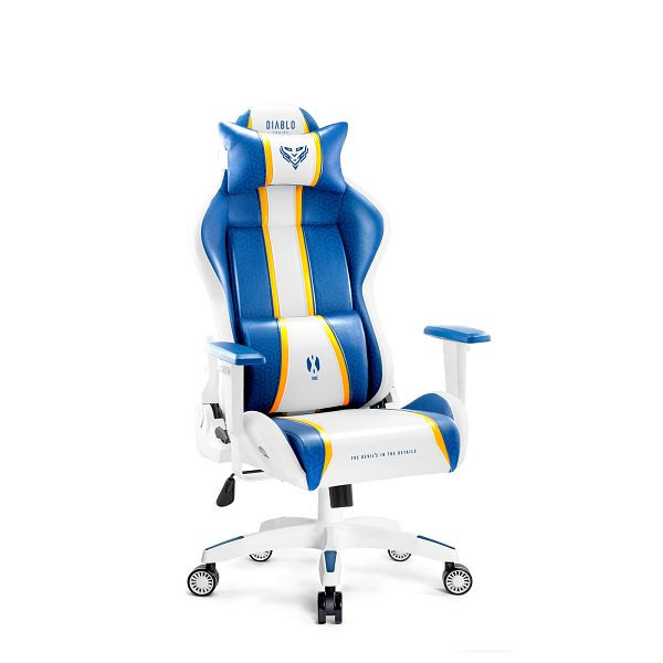 Diablo Chairs Gaming Stuhl Diablo X-One 2.0 klein, Weiß-Blau, 1739