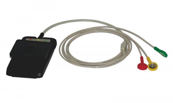 Golmed 3-adriges LZ-EKG-Komplettkabel mit Druckknopf inklusive Gürtelclip, zu Spacelabs Reynolds, 1-3-CF/C