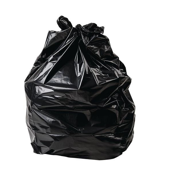 Jantex Müllbeutel schwarz 60-70 L, VE: 200 Stück, GK688, 5026824864340